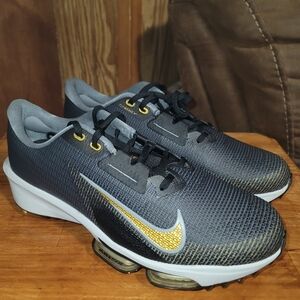 Nike Zoom Infinity Tour 2 Golf Shoes Black/Grey/Gold FD0217-003